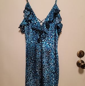 In Bloom by Jonquil Torquoise and Black Nightie in Medium